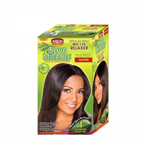 African Pride Olive Miracle No Lye Relaxer Super (1 Touch-Up)
